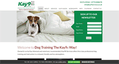 Desktop Screenshot of kay9services.co.uk